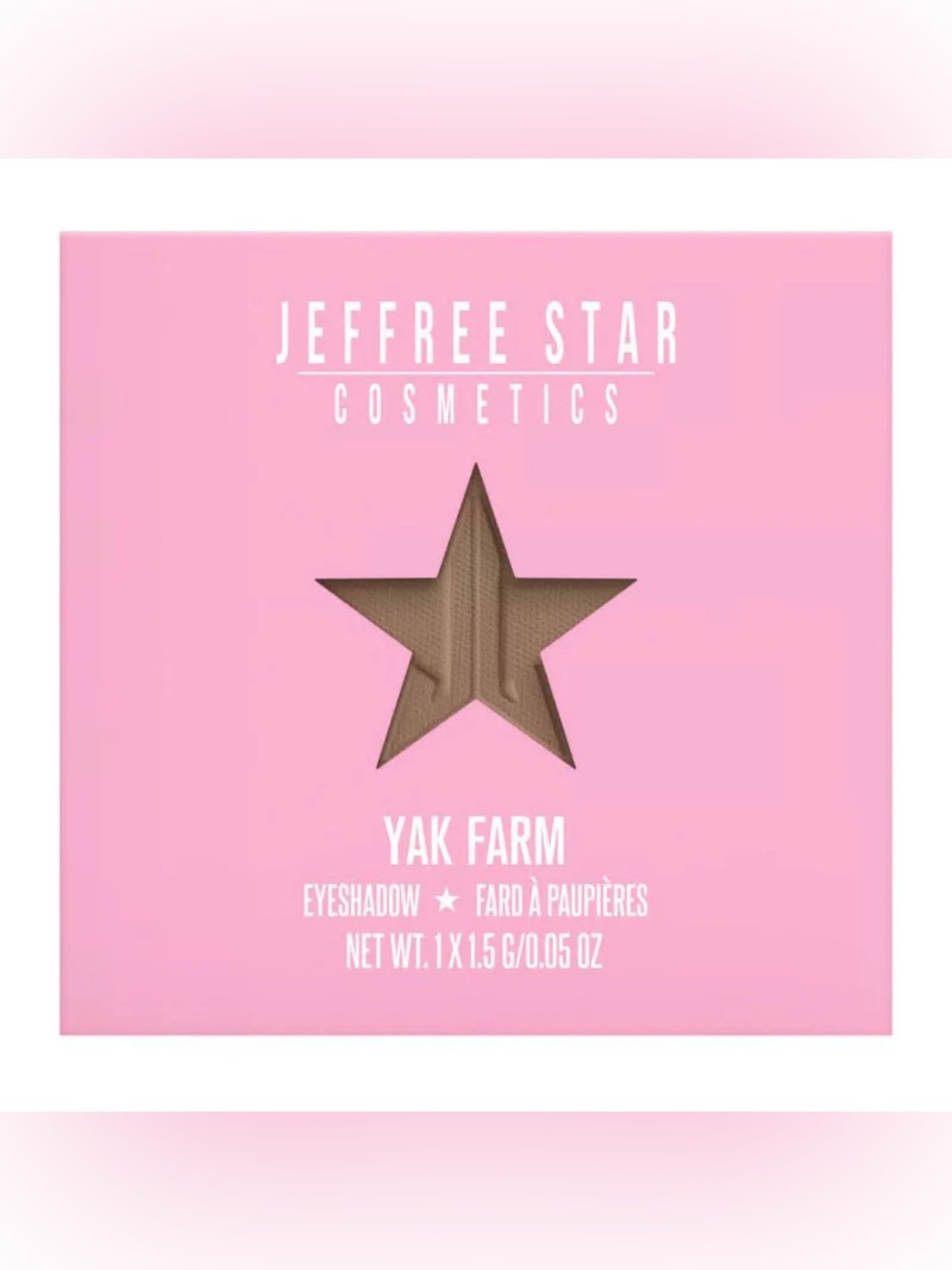 Jeffree Star Cosmetics Artistry Single Eyeshadow Yak Farm New